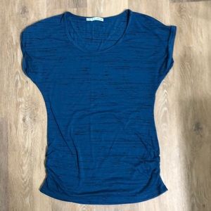 Lightweight short sleeve blue shirt